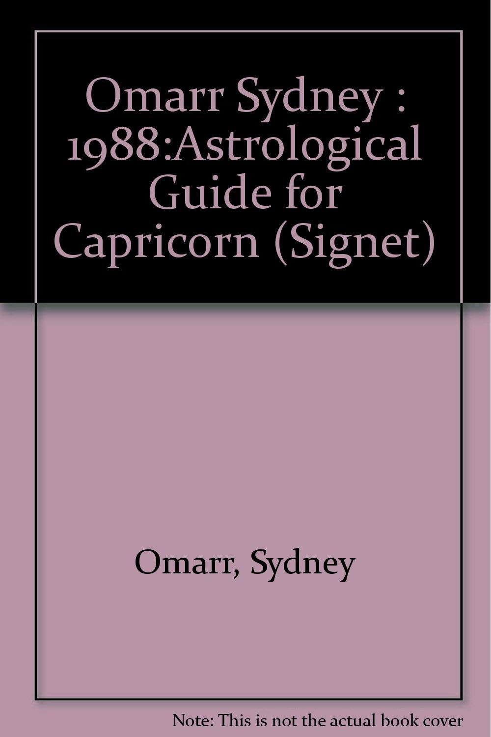 Product Image: Capricorn 1988