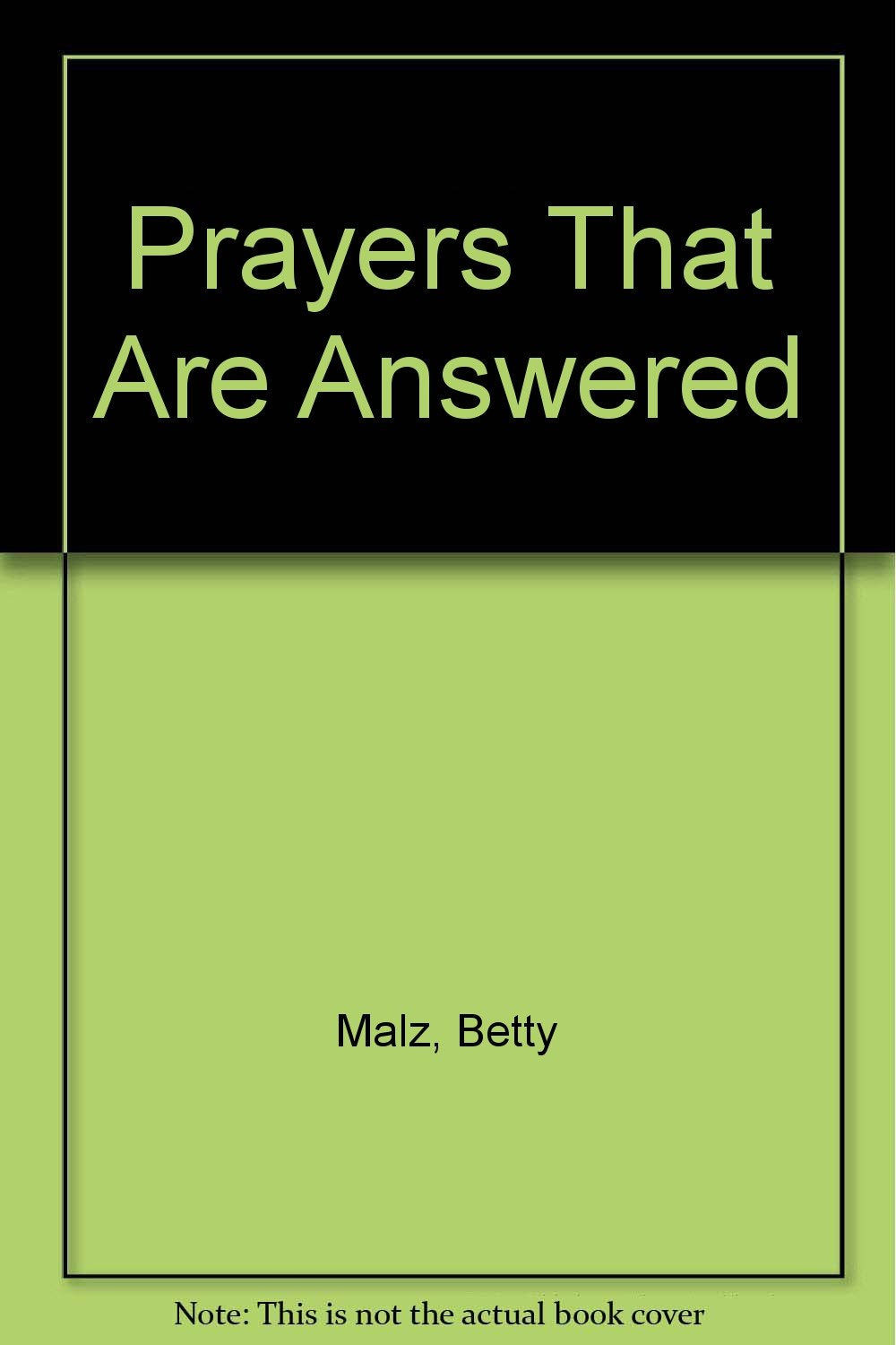Product Image: Prayers That Are Answered