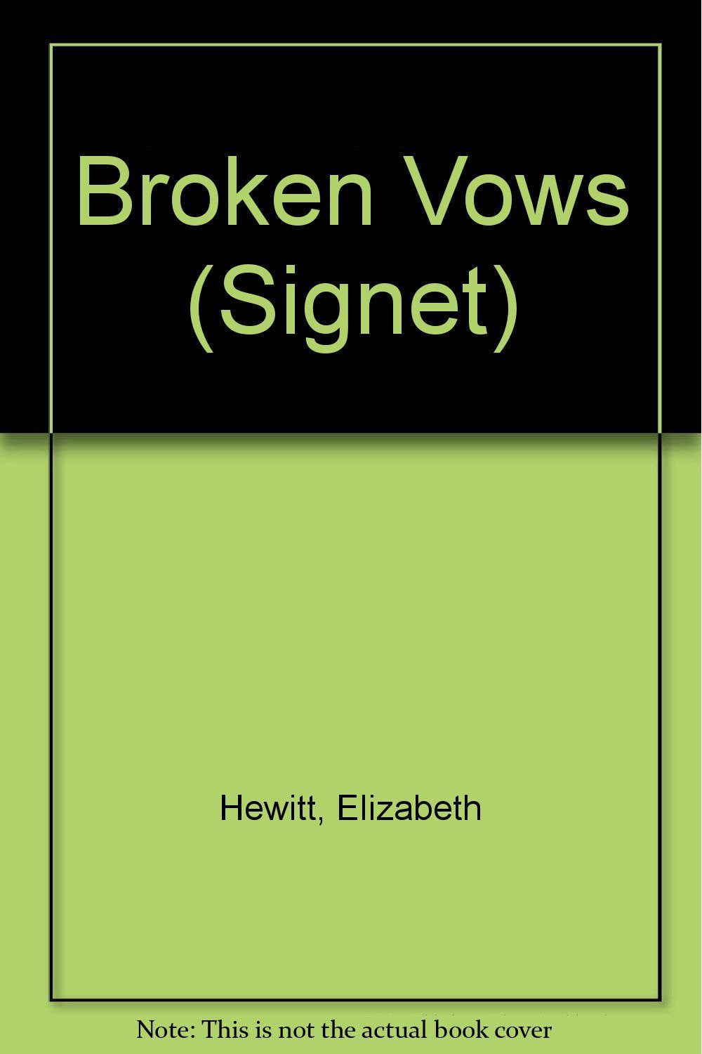 Broken Vows Contemporary literature