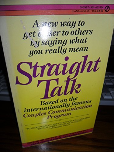 Miller S. Et El : Straight Talk (Signet) Psychology