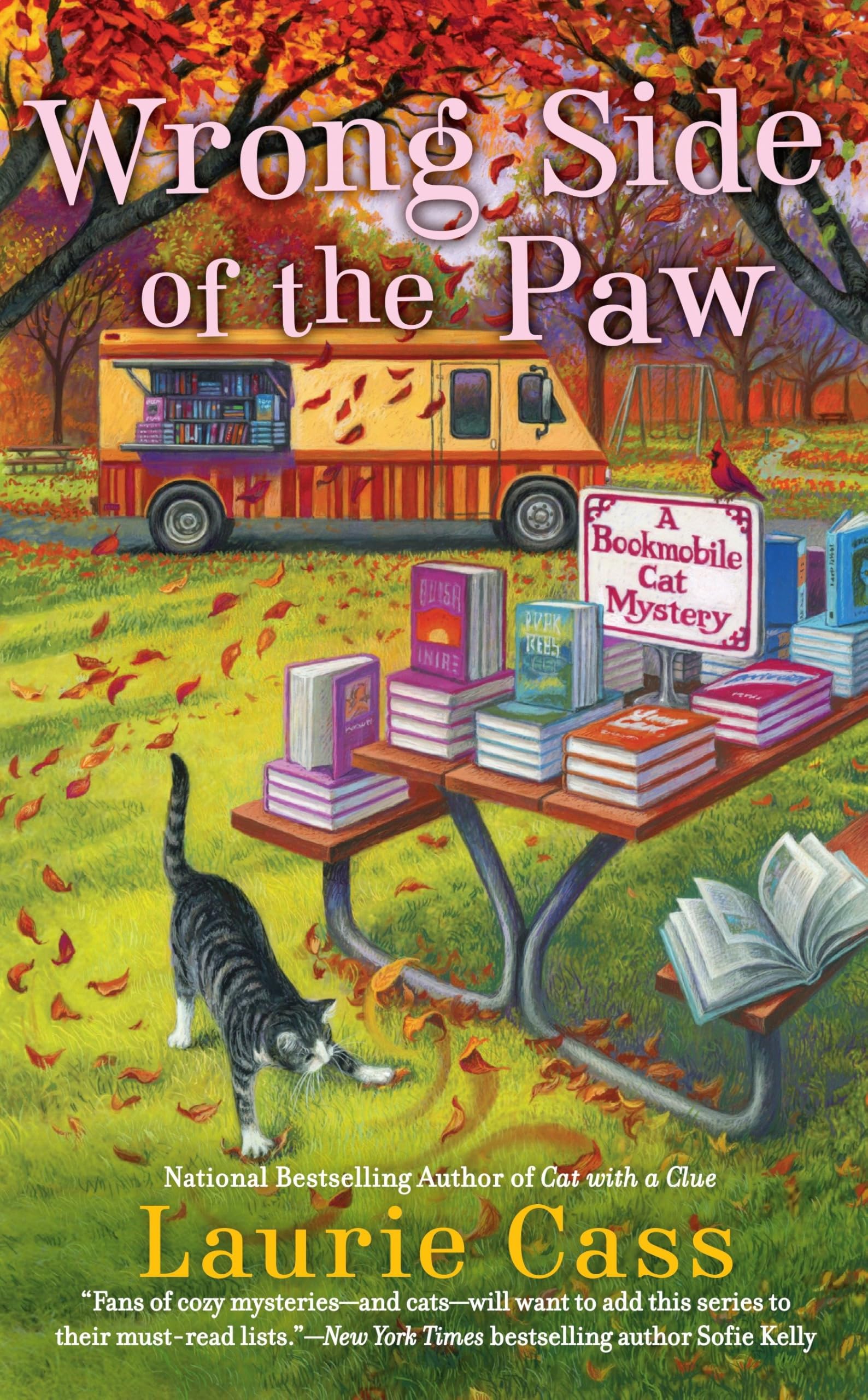 Wrong Side of the Paw: A Bookmobile Cat Mystery Contemporary literature