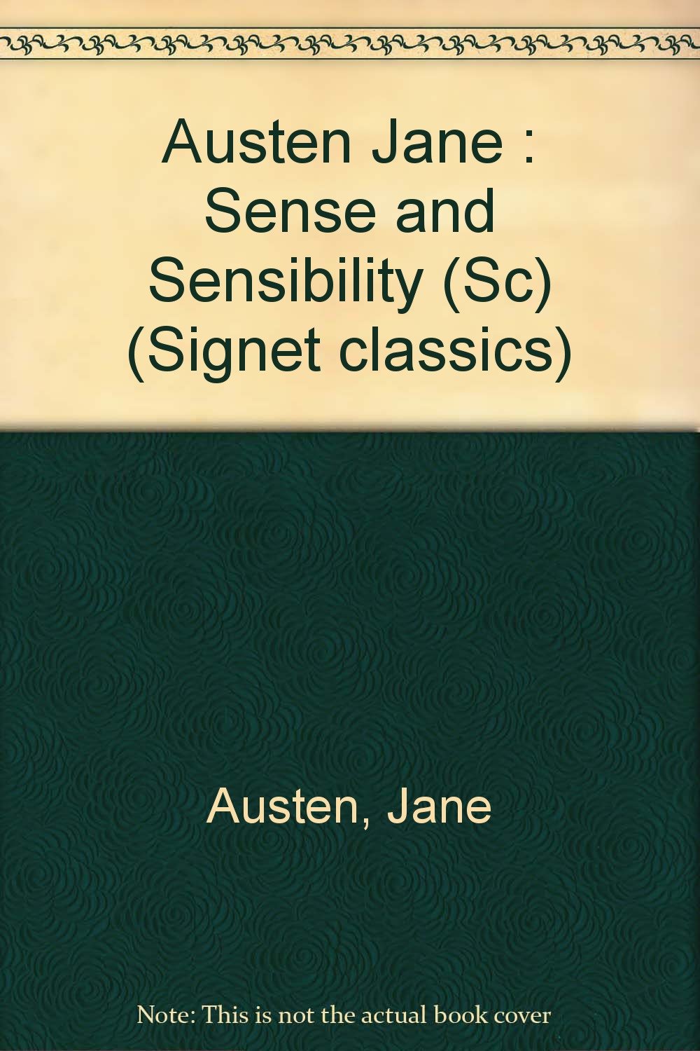 Austen Jane : Sense and Sensibility (Sc) (Signet classics) Books
