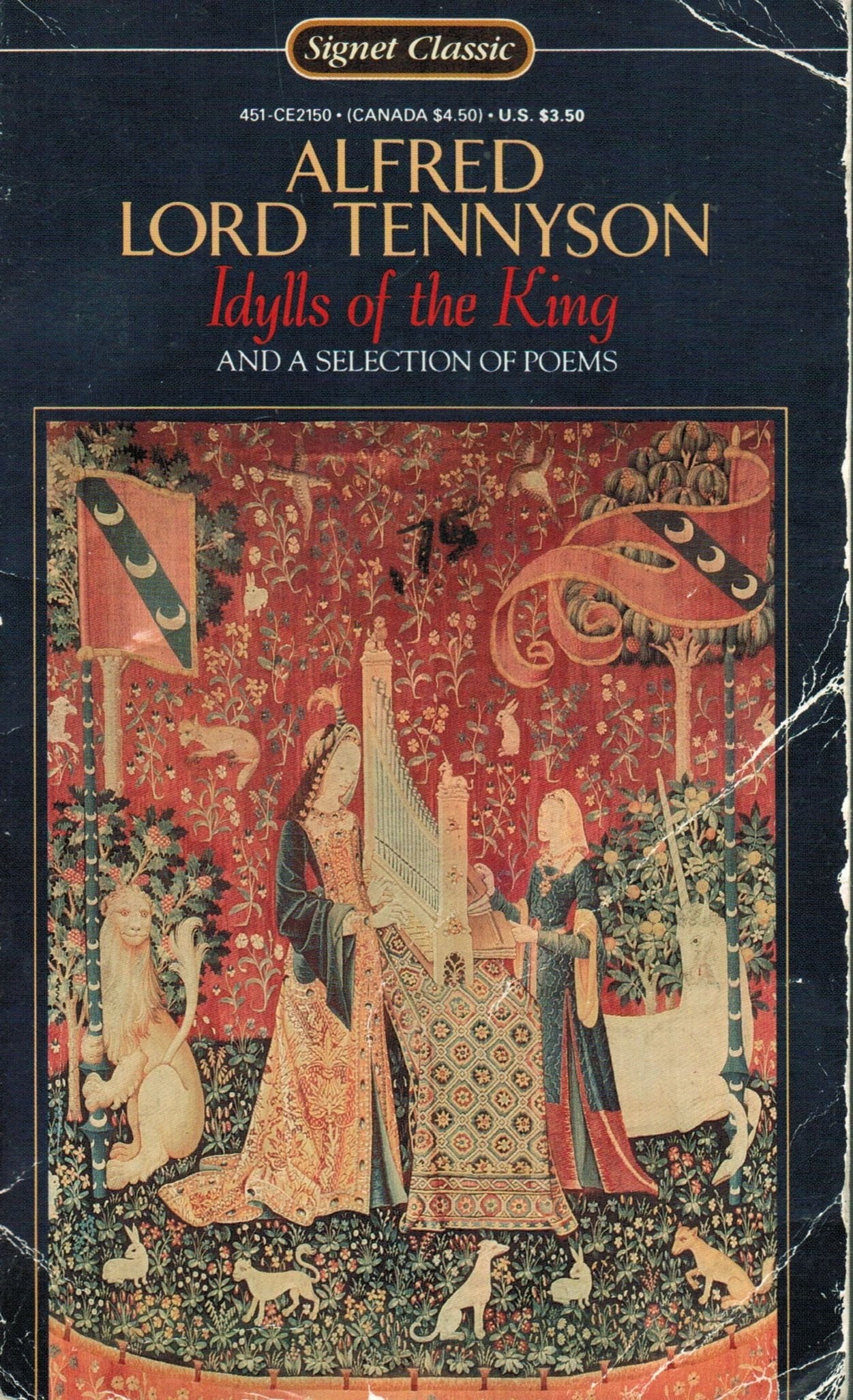 Idylls of the King and a Selection of Poems Poetry