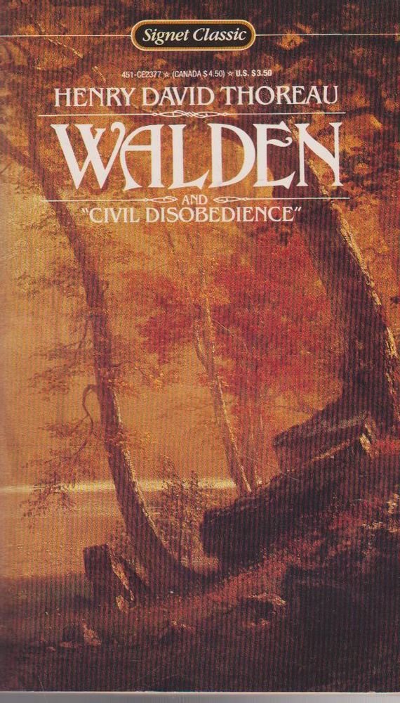 Walden or, Life in the Woods And On the Duty of Civil Disobedience Contemporary literature
