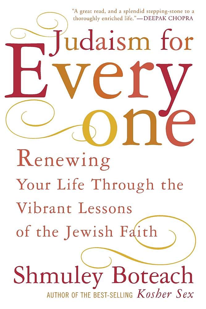 Judaism For Everyone: Renewing Your Life Through the Vibrant Lessons of the Jewish Faith Religion & Esotericism