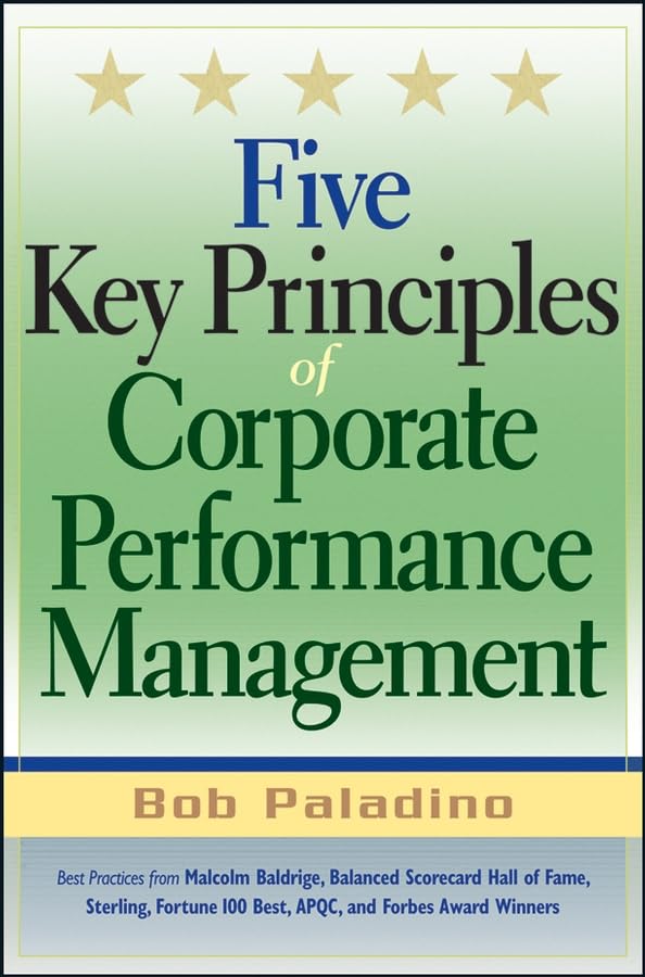Five Key Principles of Corporate Performance Management Law