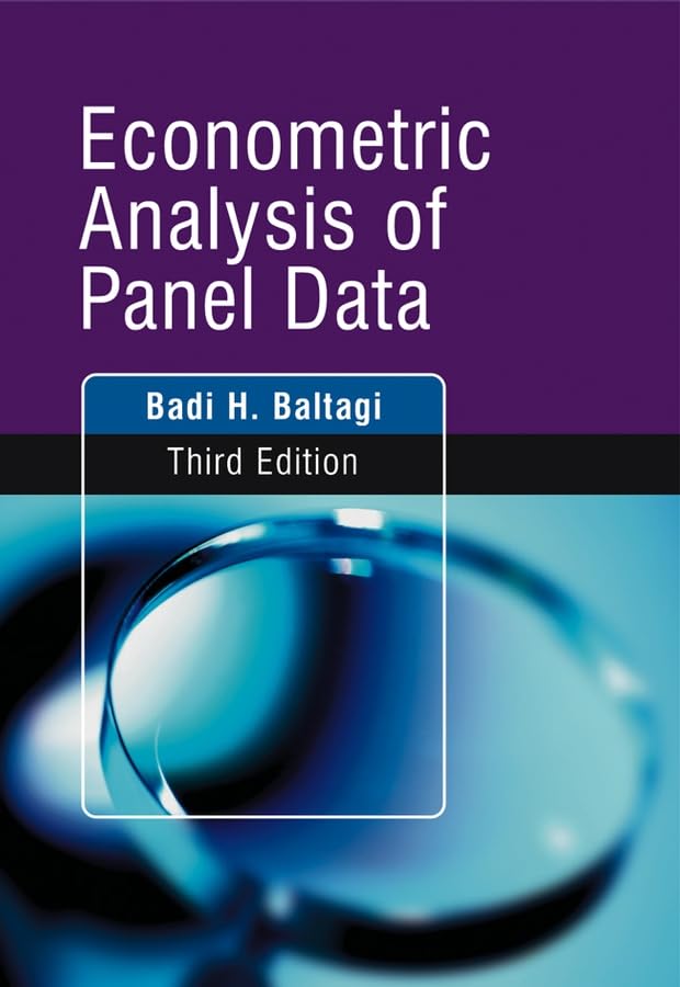 Econometric Analysis of Panel Data Law