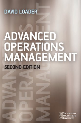 Advanced Operations Management (Securities Institute) Books