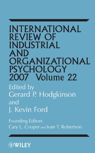 International Review of Industrial and Organizational Psychology, 2007 Books