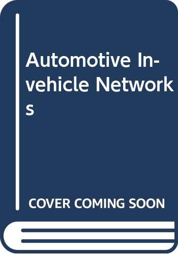 Automotive In-vehicle Networks Books