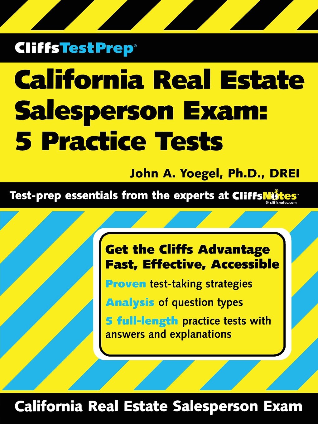 CliffsTestPrep California Real Estate Salesperson Exam: 5 Practice Tests Business, Finance & Career
