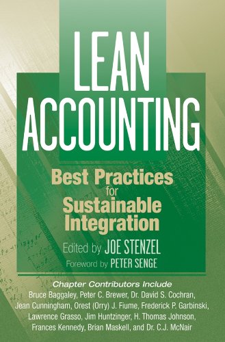 Lean Accounting: Best Practices for Sustainable Integration Books