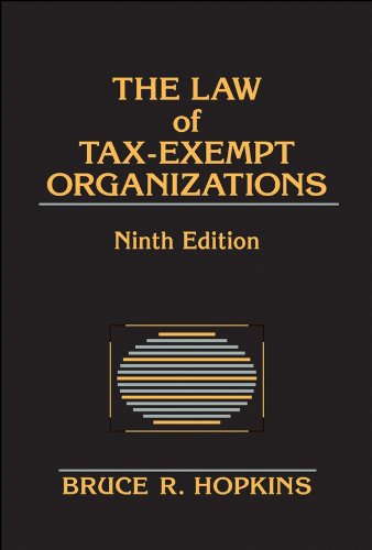 The Law of Tax-Exempt Organizations Books