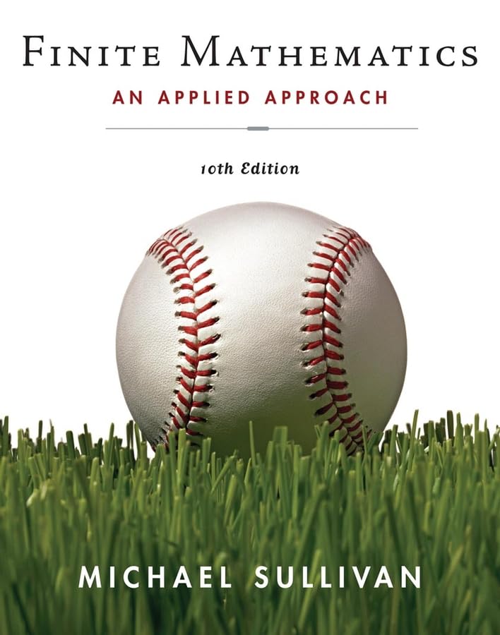 Product Image: Finite Mathematics: An Applied Approach