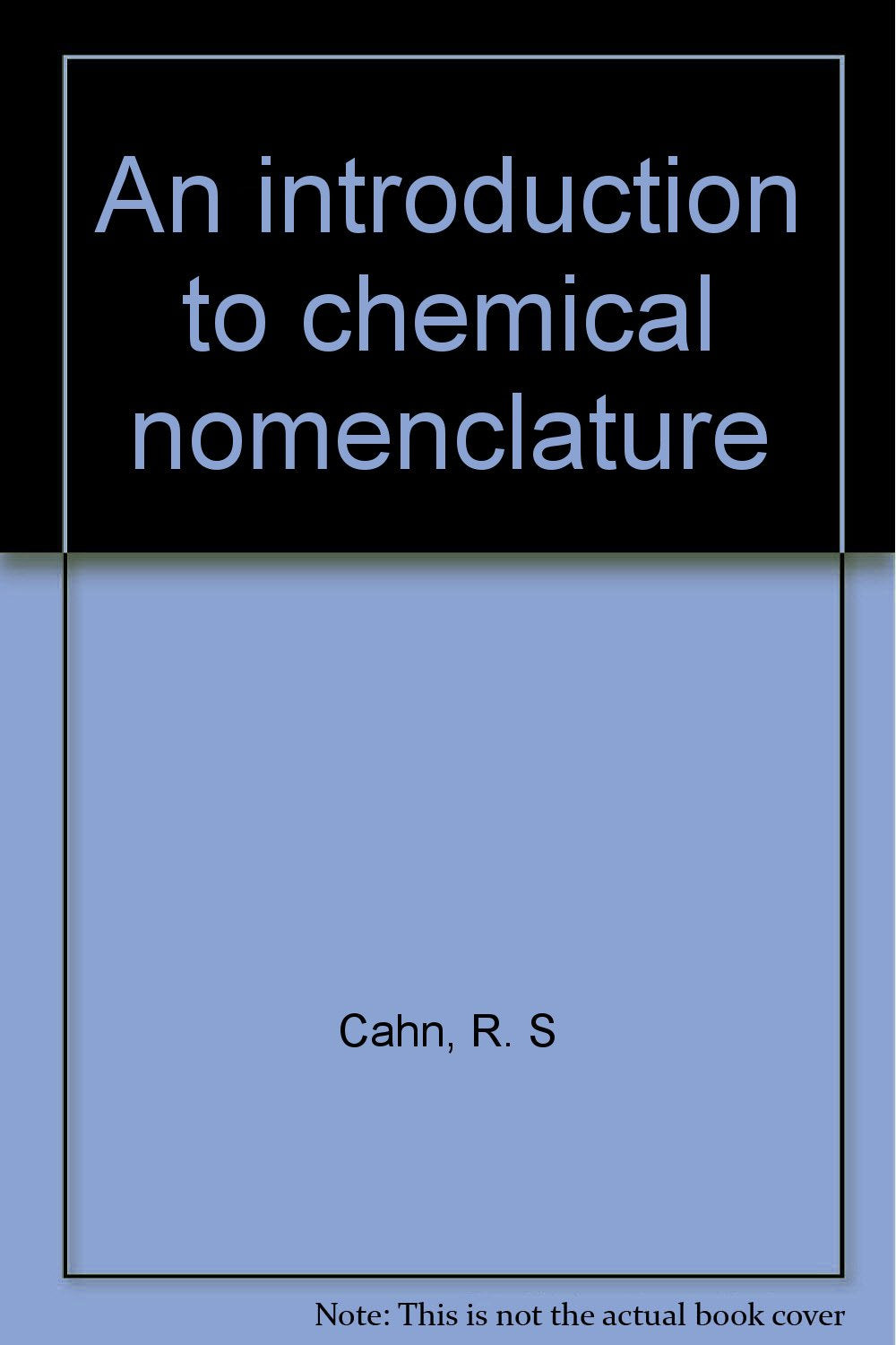An introduction to chemical nomenclature Books