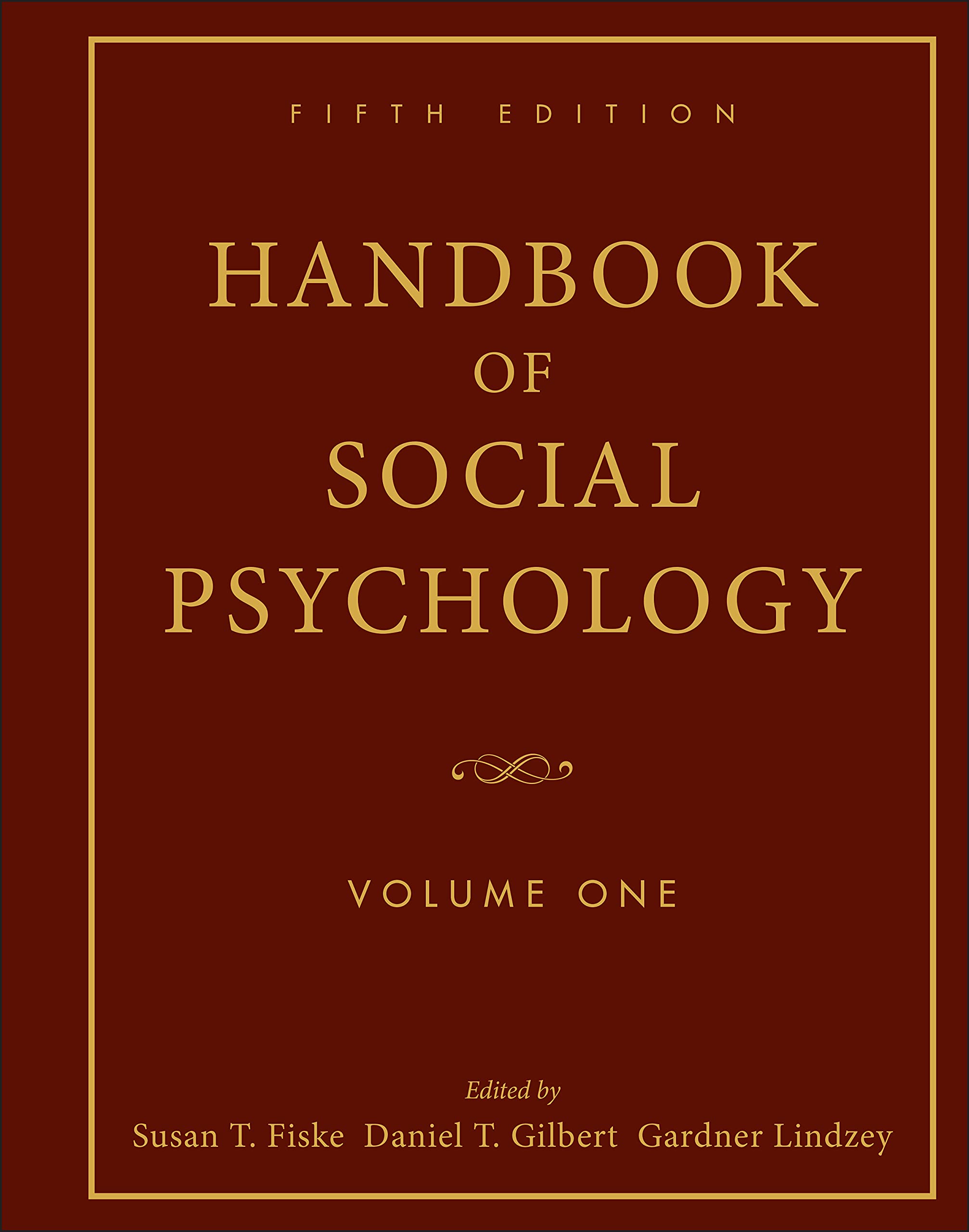 Handbook of Social Psychology, Volume 1 Psychology