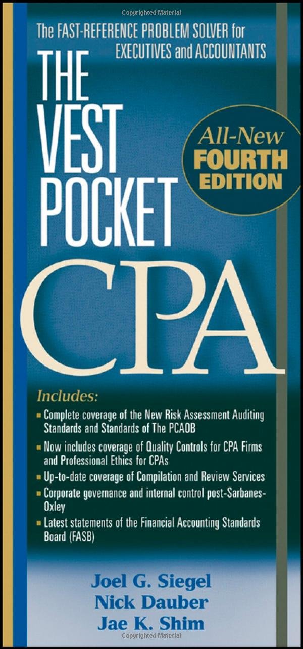 The Vest Pocket CPA book