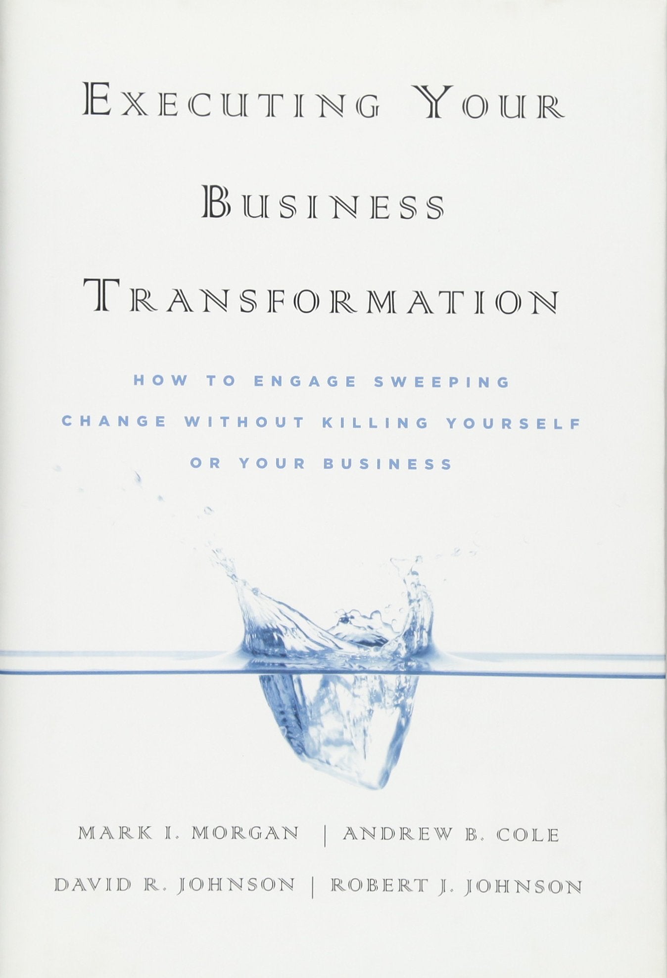 Executing Your Business Transformation: How to Engage Sweeping Change Without Killing Yourself or Your Business Business, Finance & Career