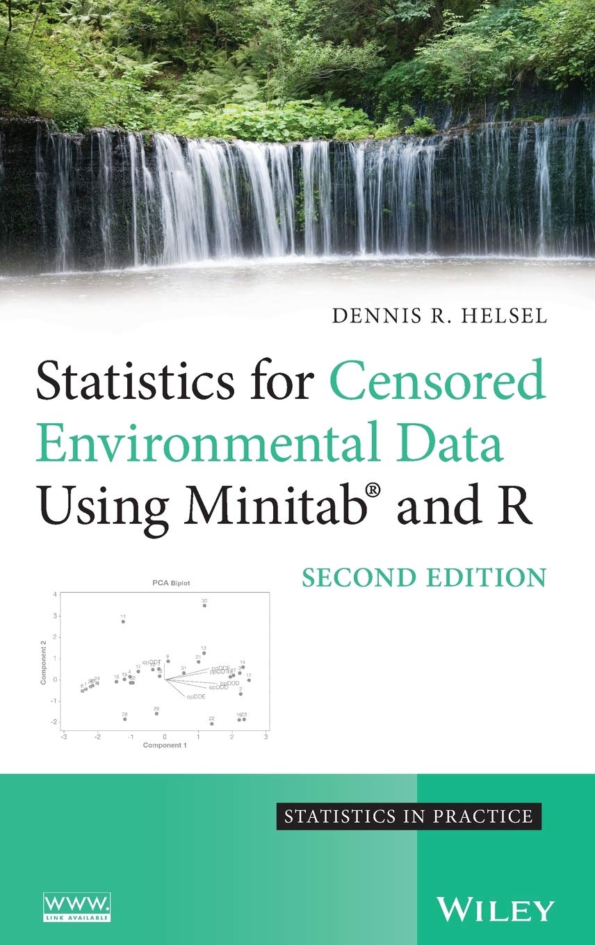 Product Image: Statistics for Censored Environmental Data Using Minitab and R (Statistics in Practice)