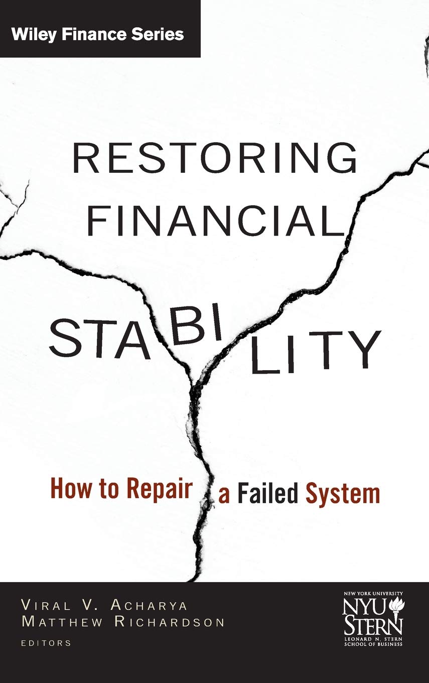 Restoring Financial Stability: How to Repair a Failed System (Wiley Finance) Law