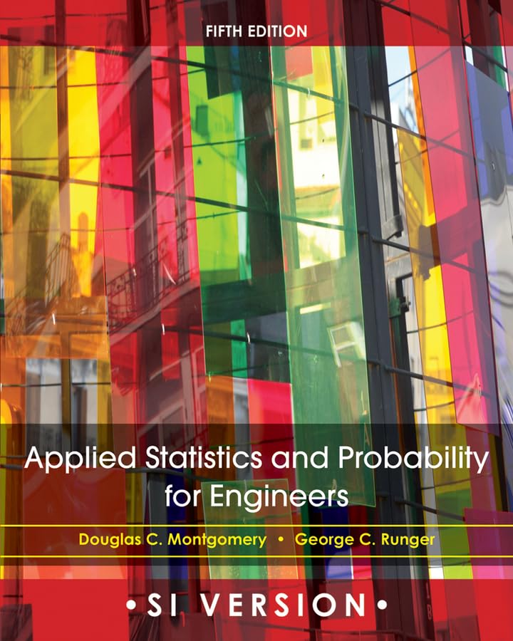 Applied Statistics and Probability for Engineers: International Student Version Media & Communication Books