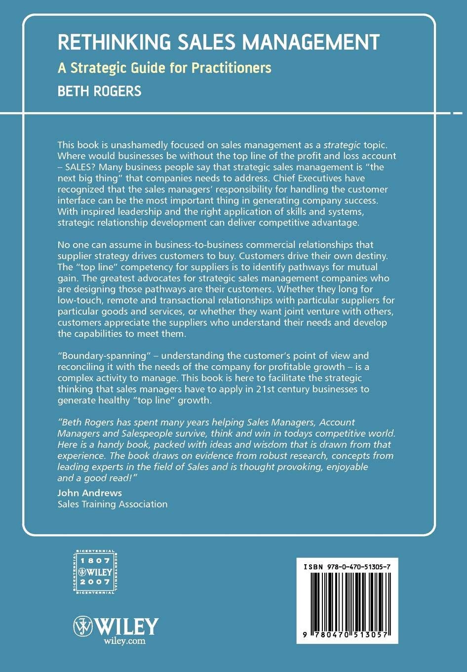 Product Image: Rethinking Sales Management