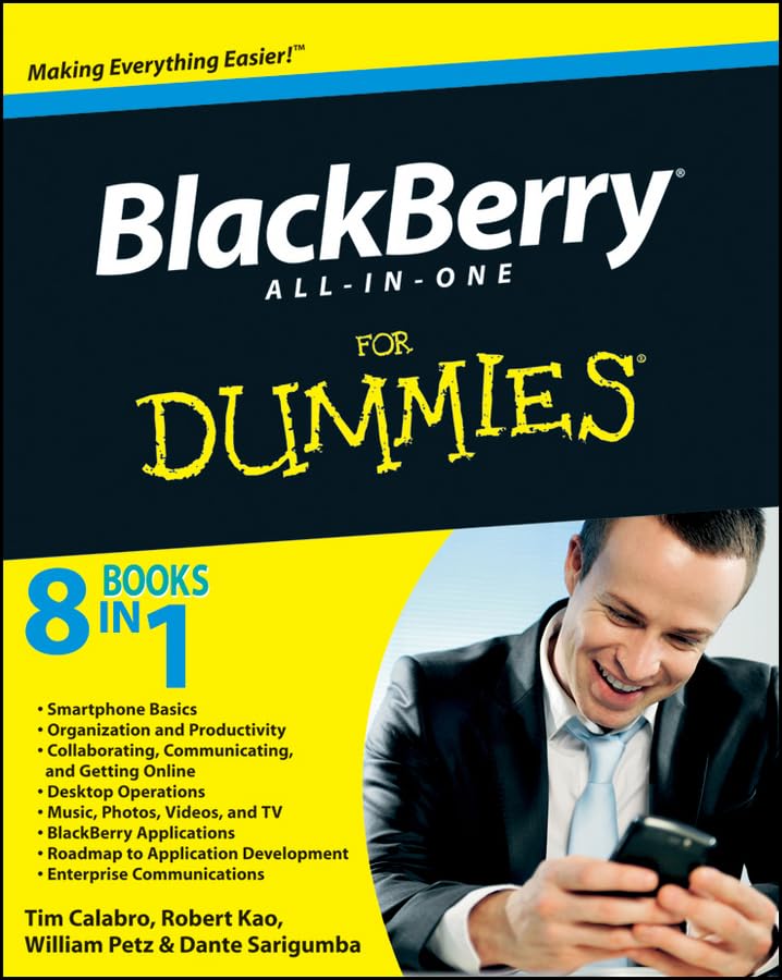 BlackBerry All-in-One For Dummies (For Dummies Series) Computer Science