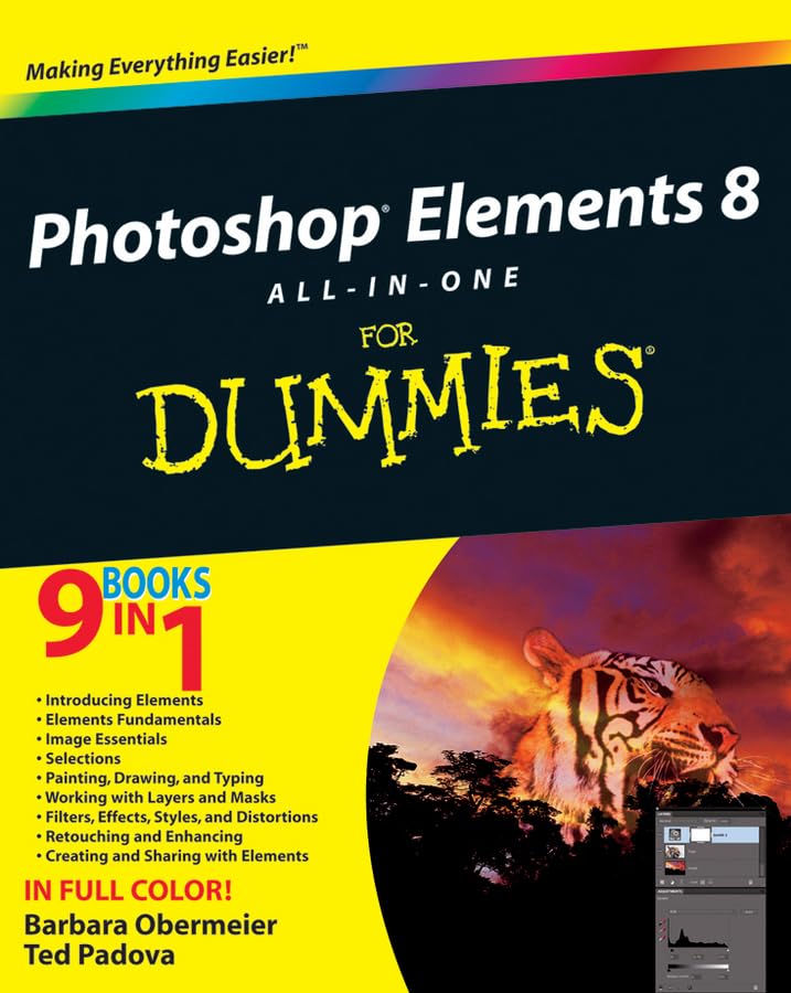 Photoshop Elements 8 All-in-One For Dummies (For Dummies Series) Hobbies & Crafts