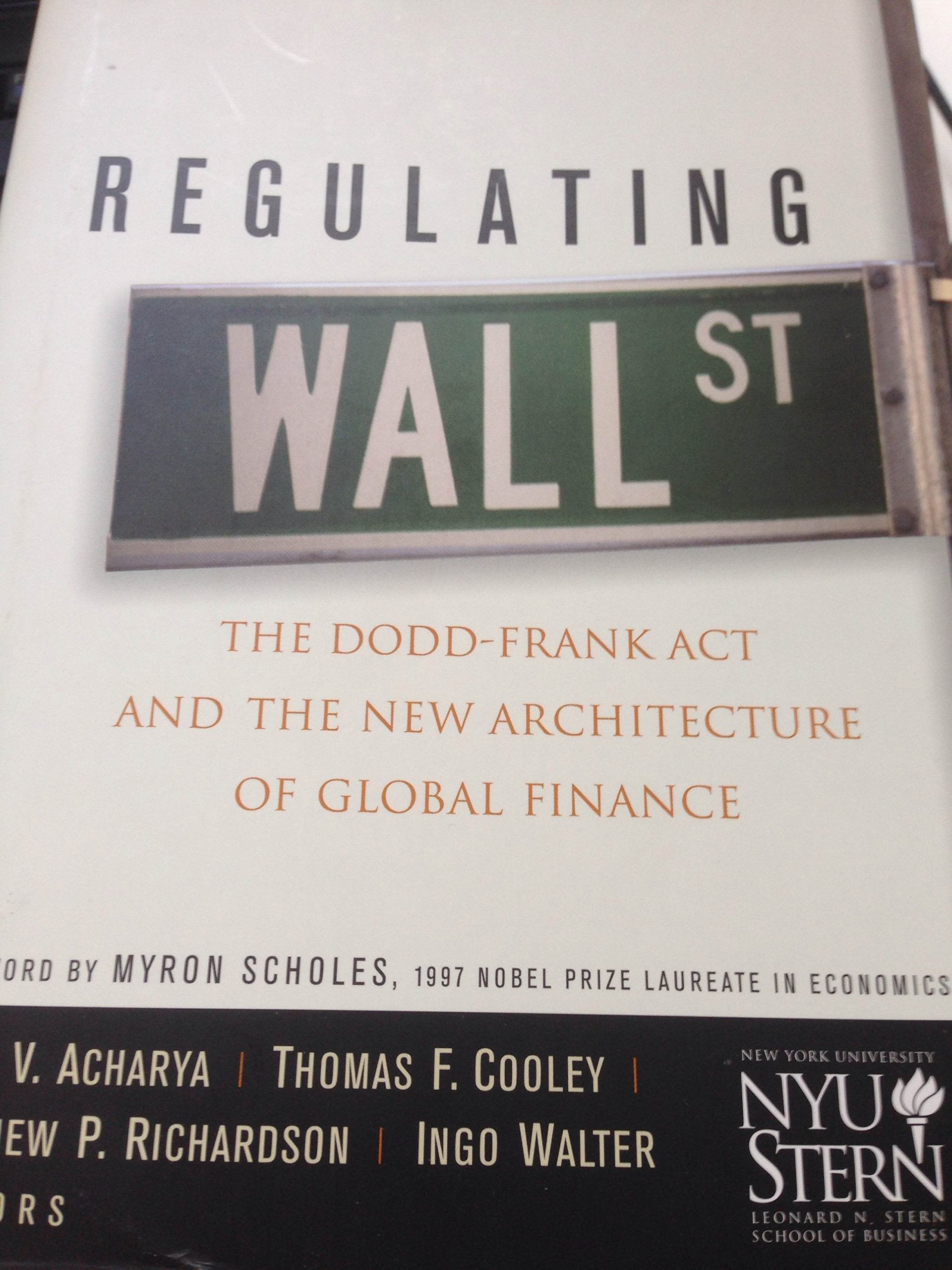 Regulating Wall Street Law