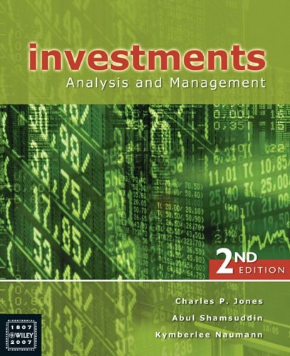 Investments: Analysis and Management Business, Finance & Career