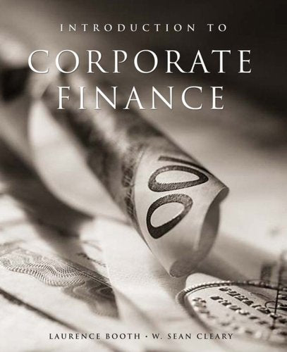 Introduction to Corporate Finance: Managing Canadian Firms in a Global Environment book