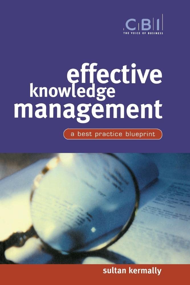 Effective Knowledge Management book
