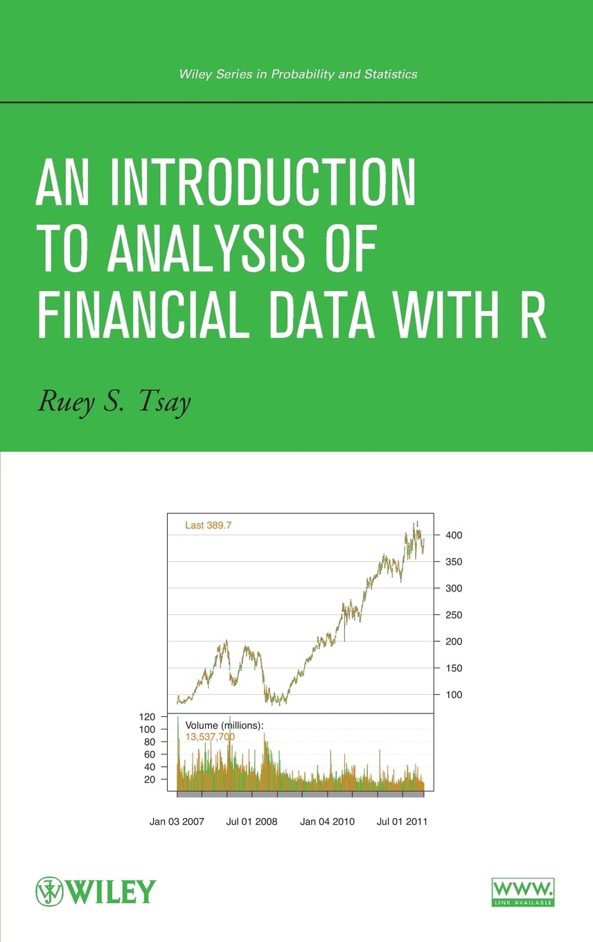 An Introduction to Analysis of Financial Data with R (Wiley Series in Probability and Statistics) Business, Finance & Career