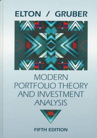 Modern Portfolio Theory and Investment Analysis Business, Finance & Career