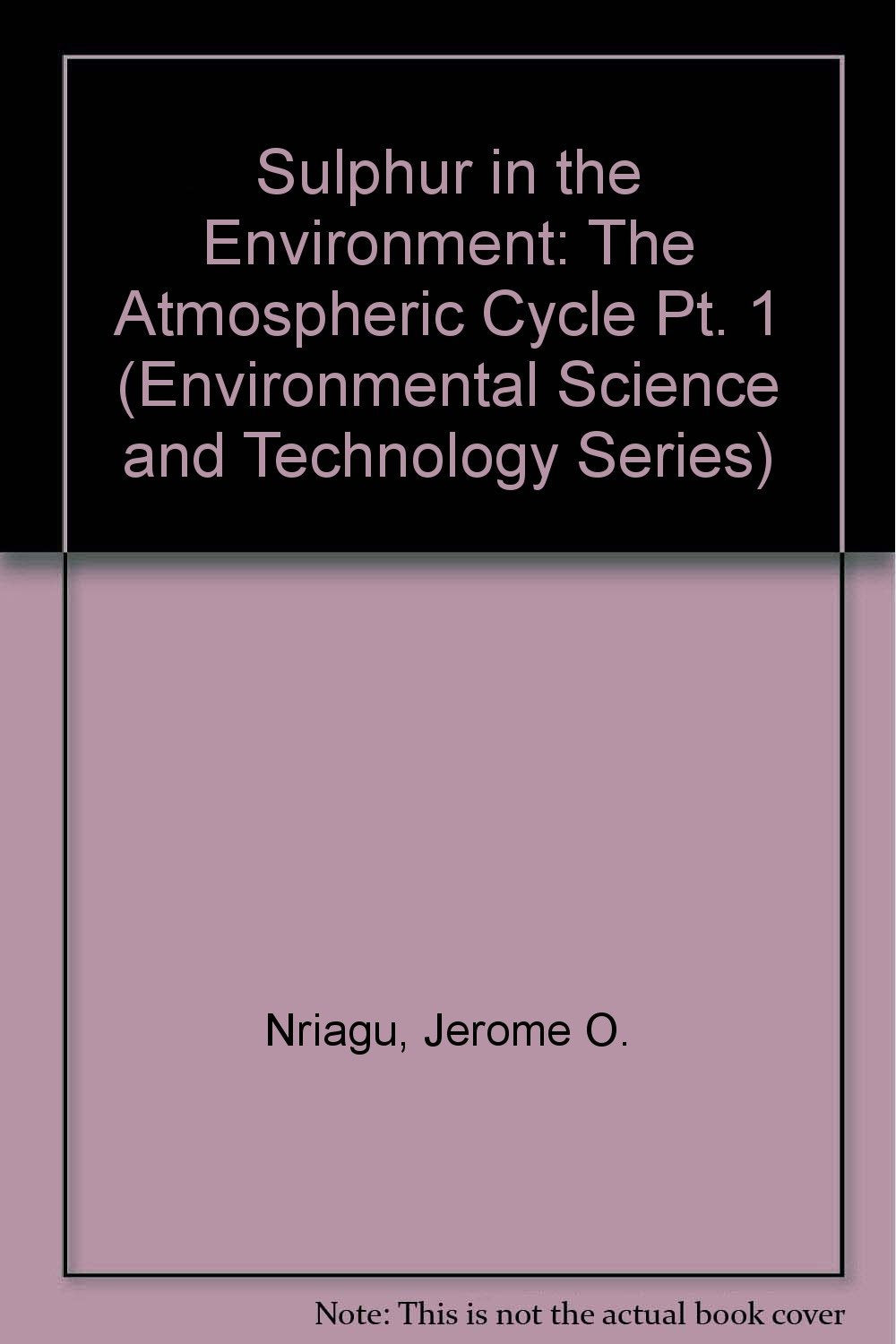 The Atmospheric Cycle (Pt. 1) (Environmental Science and Technology Series) Business & Technology