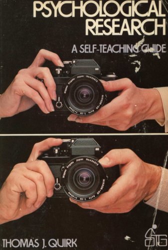 Psychological Research: How to Do it (Self-teaching Guides) Psychology