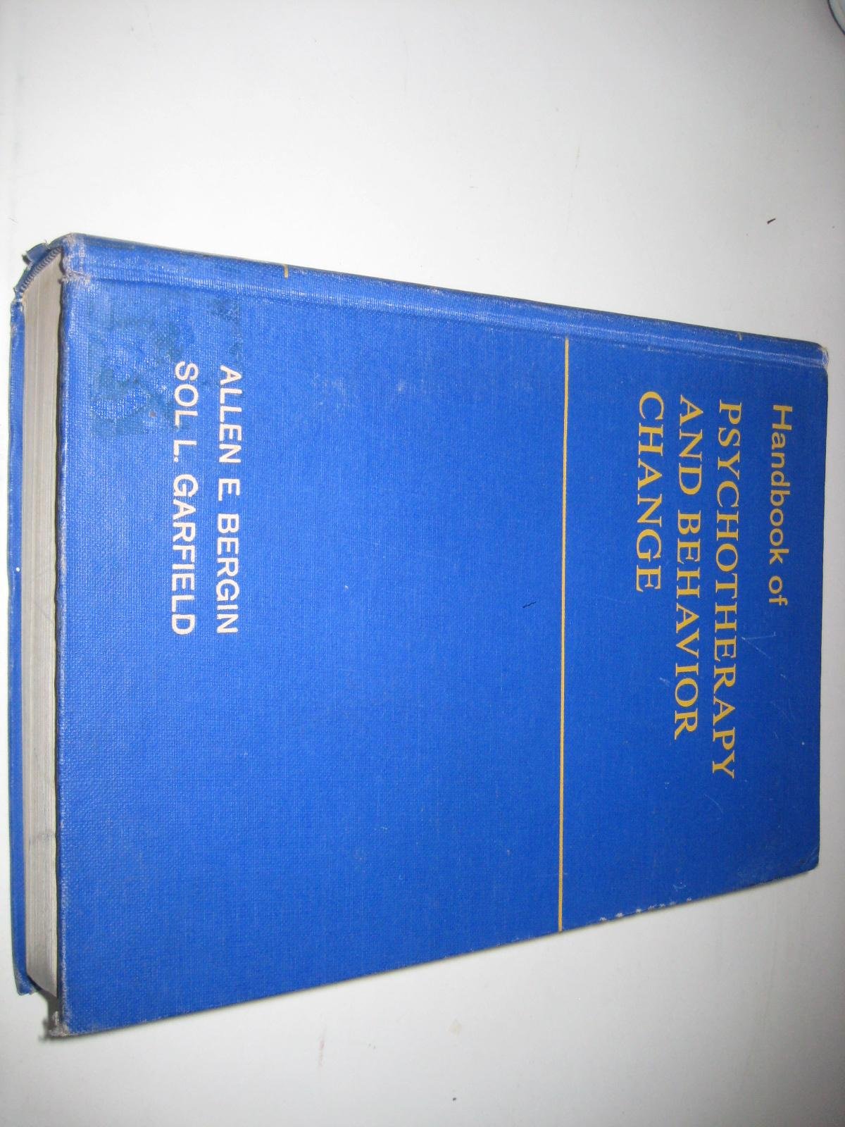 Product Image: Handbook of Psychotherapy and Behavior Change