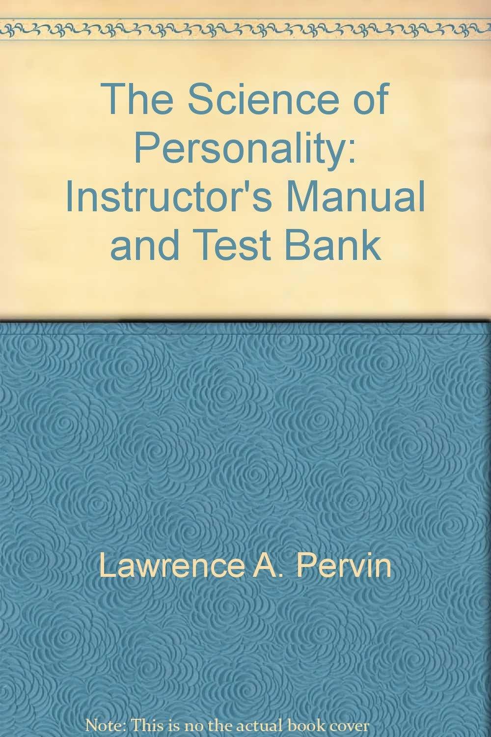 The Science of Personality Im & TB Psychology