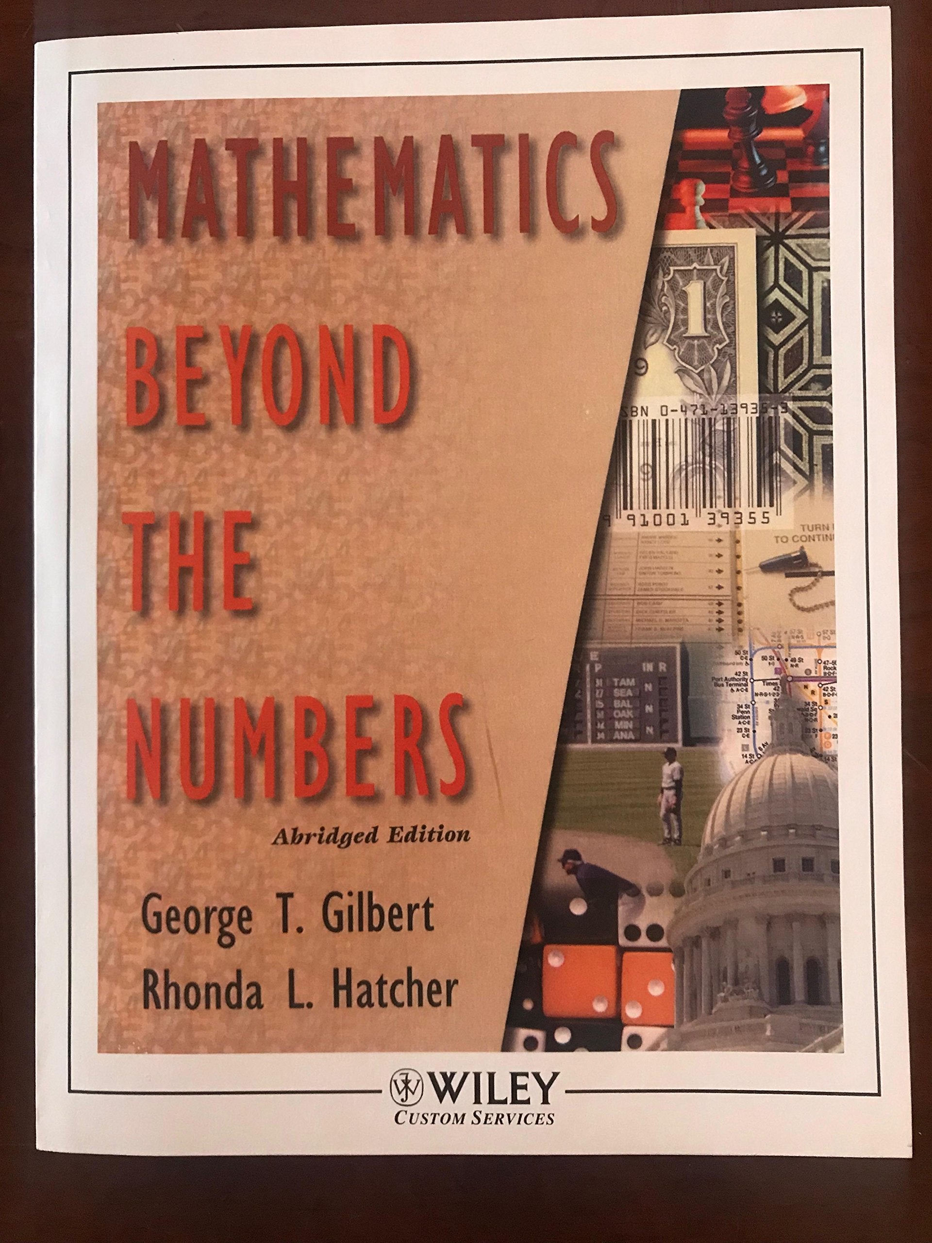 Wcs Mathematics Beyond the Numbers: Nonsaleable Items Per Elizabeth Zambrana at Wiley 10/25/02 P.S, Som Mathematics