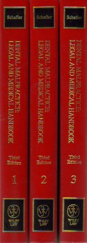 Dental Malpractice: Legal and Medical Handbook (Medical Malpractice Series) Medicine