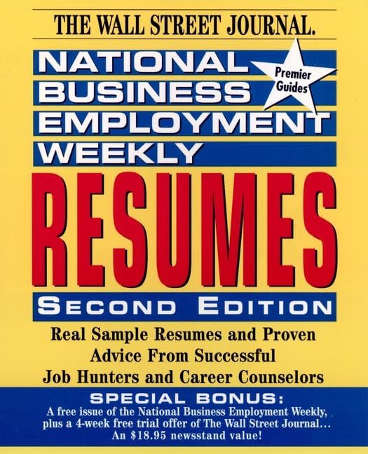 NBEW Guide to Resume Writing (The national business employment weekly premier guides series) Business, Finance & Career