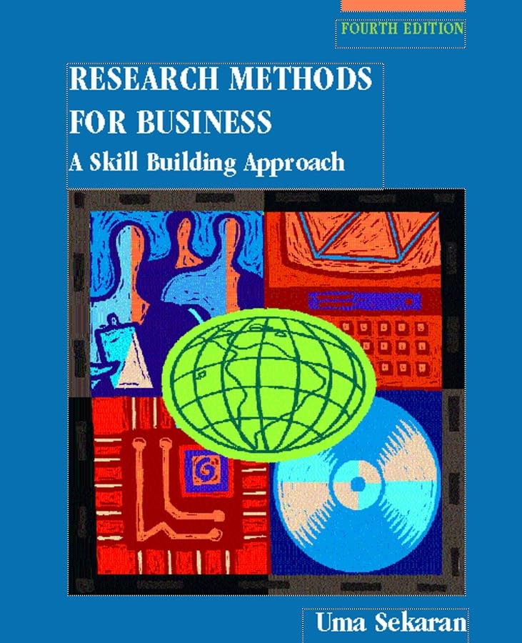 Product Image: Research Methods for Business: A Skill Building Approach