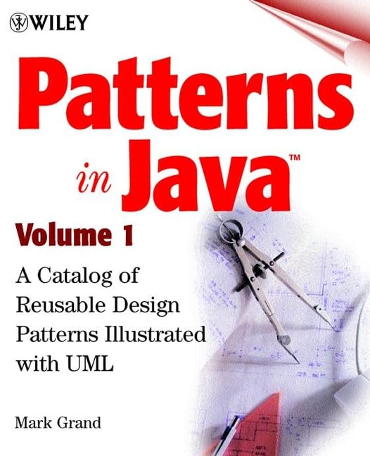 Product Image: A Catalogue of Reusable Design Patterns, Illustrated with UML (v. 1) (Patterns in Java)