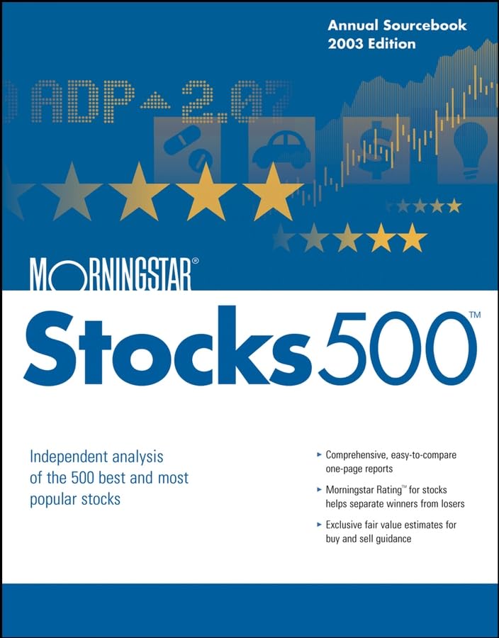 Morningstar Stocks 500 2003 Business, Finance & Career