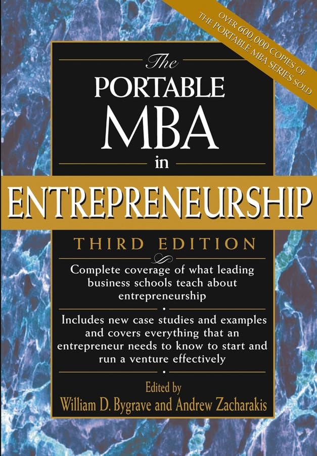 The Portable MBA in Entrepreneurship Business, Finance & Career