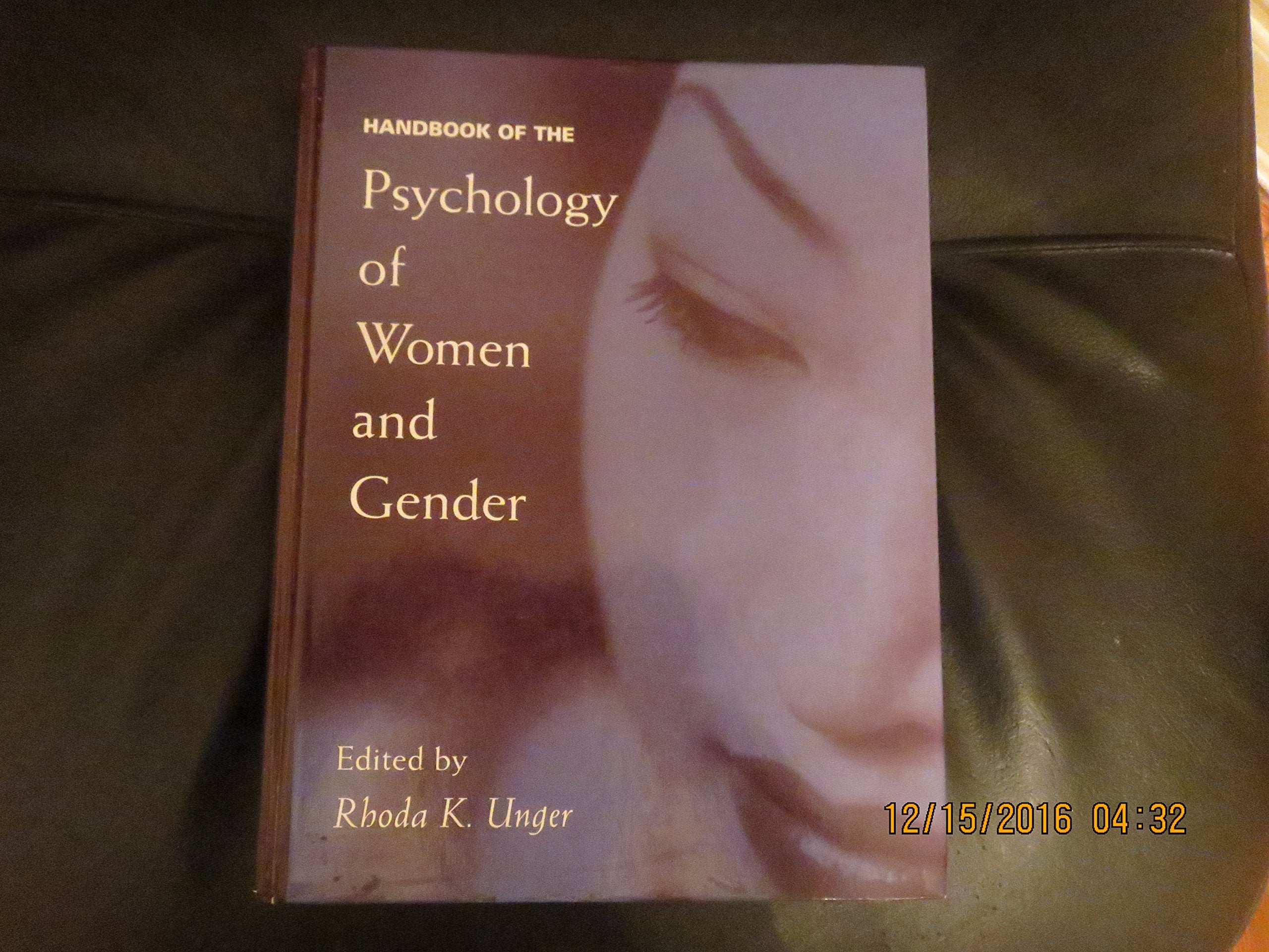 Handbook of the Psychology of Women and Gender Books