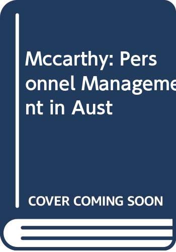 Personnel Management in Australia Books