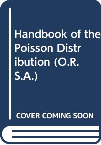 Handbook of the Poisson Distribution (O.R.S.A. S.) Books