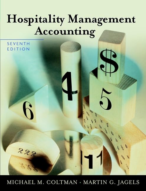 Hospitality Management Accounting book
