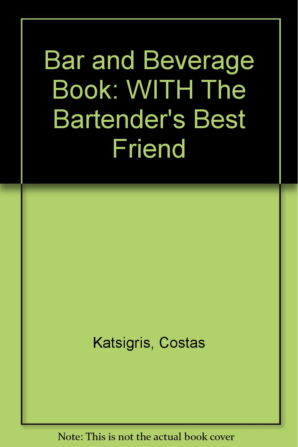 WITH The Bartender's Best Friend (Bar and Beverage Book) Leisure, Home & Garden